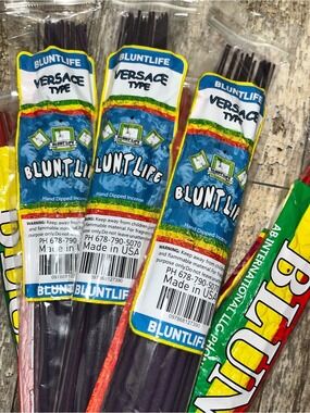 BluntLife 10.5 Inch Incense Sticks 4 Pack Bundle Designer Scents USA Made Pack